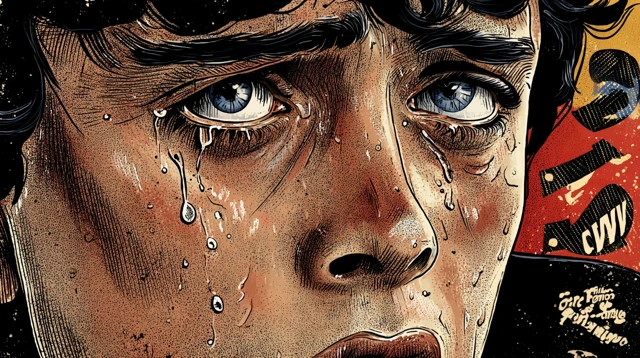 The Crying Game Comic Style Illustration