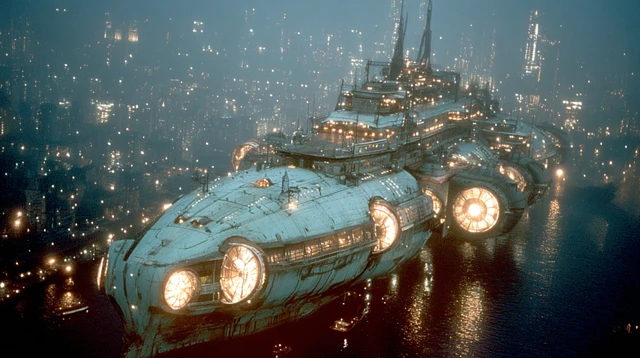 Underwater Metropolis Blade Runner Bioshock Style