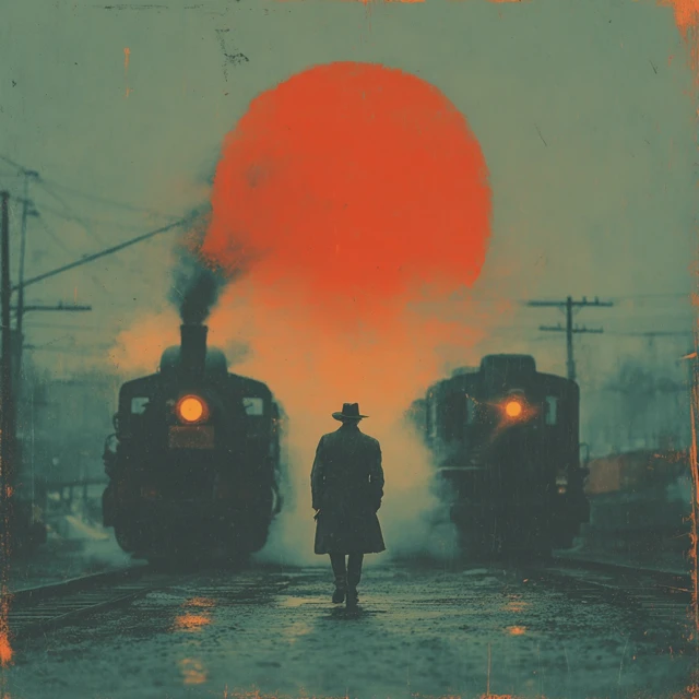 Steam Trains Soul Train Album Cover Design
