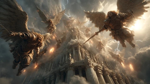 Tower of Babel Destruction Angels Descending