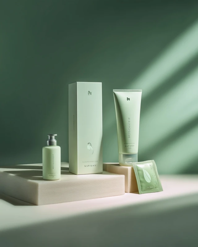 Naturalis Hair Color Product Photography Luxury Cosmetic Setup