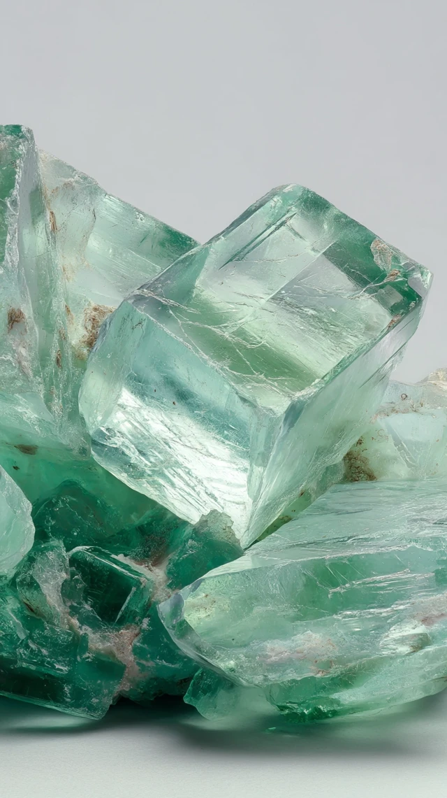 Menthol Stone Crystal Macro Photography