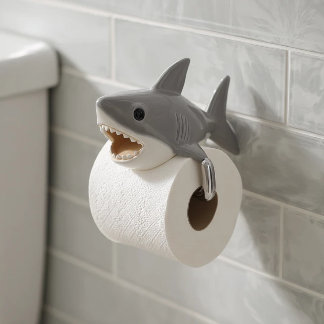 Shark Toilet Paper Holder for Bathroom Decor