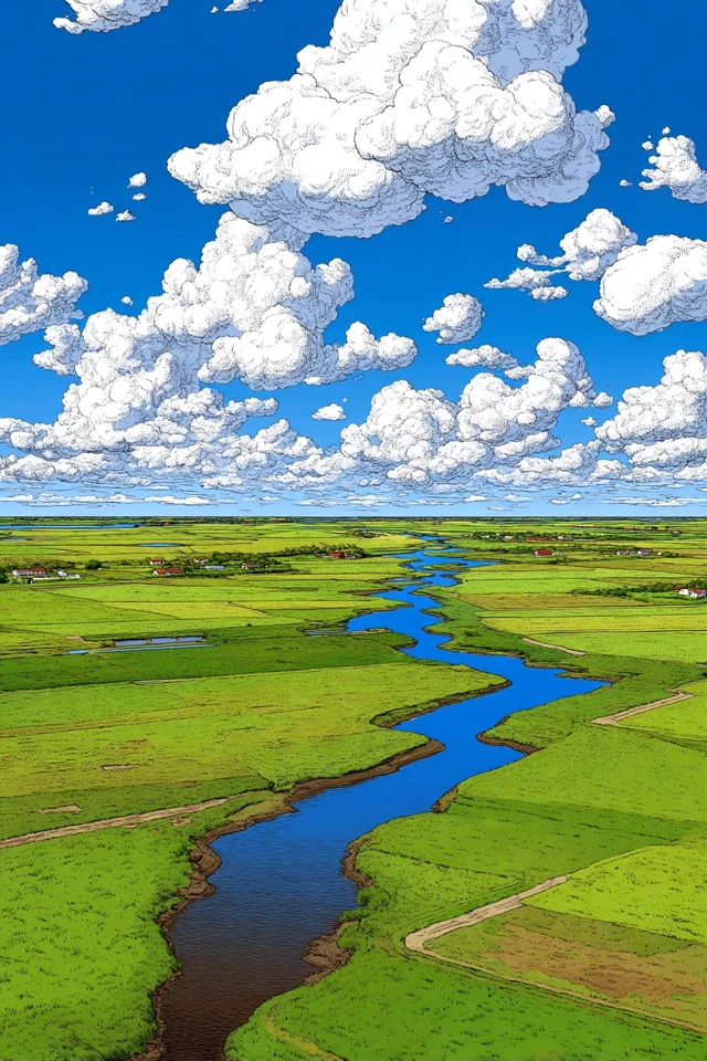 European Nature Landscape Comics Illustration Art