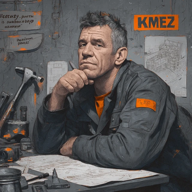 Industrial Employee Portrait KMEZ Plant