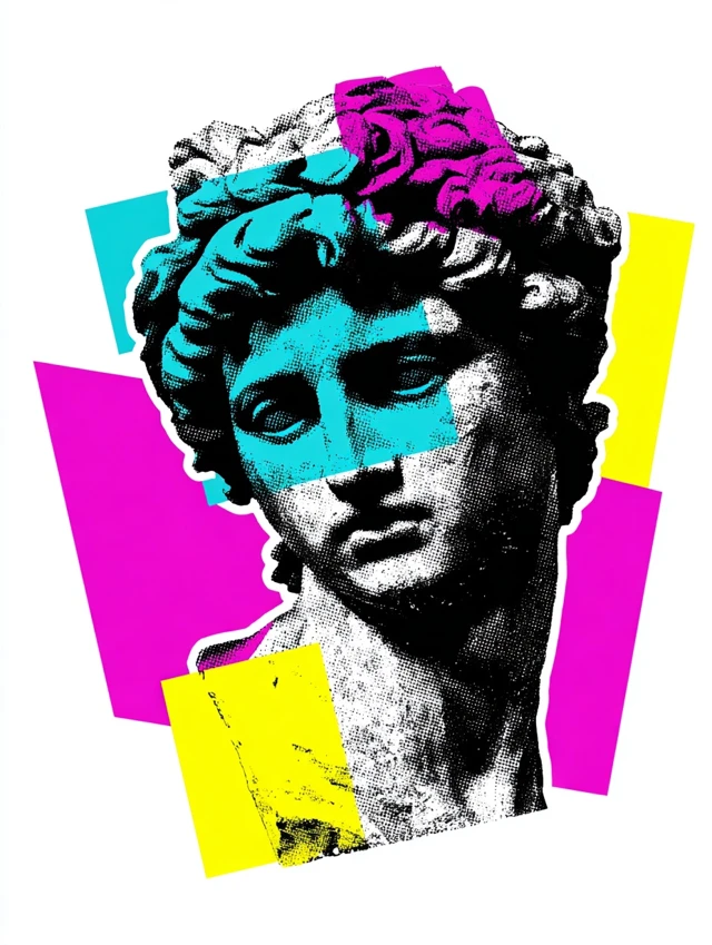 David Michelangelo Pop Art Illustration