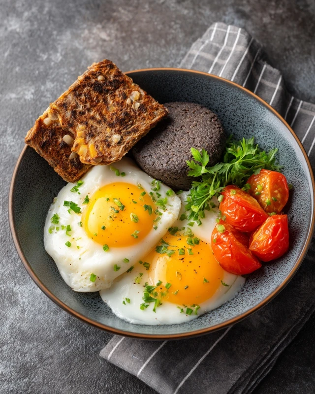 Irish Breakfast Photo Realistic Food Photography
