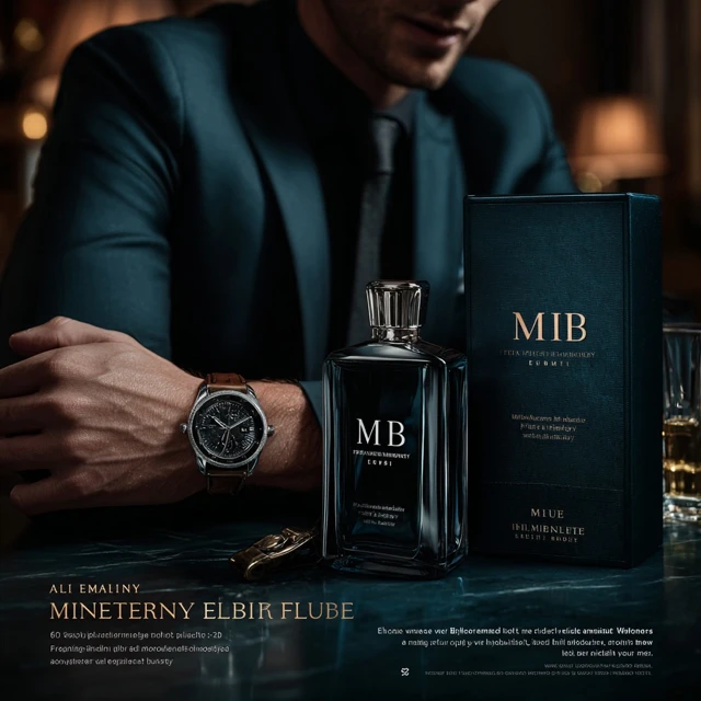 Stylish Man Night Out with MIB Elixir Perfume