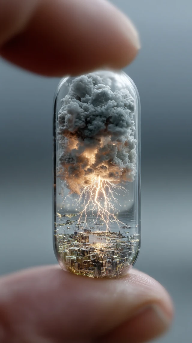 Lightning in a Capsule Ultra Detailed Photography