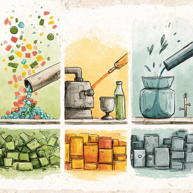 Recycling Process Illustration Childrens Book