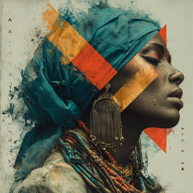 Ashes of Love Album Cover African Modern Art