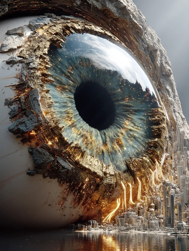 Cybernetic Eye in Quantum Fluid