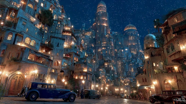 Underwater Metropolis Blade Runner Bioshock Style