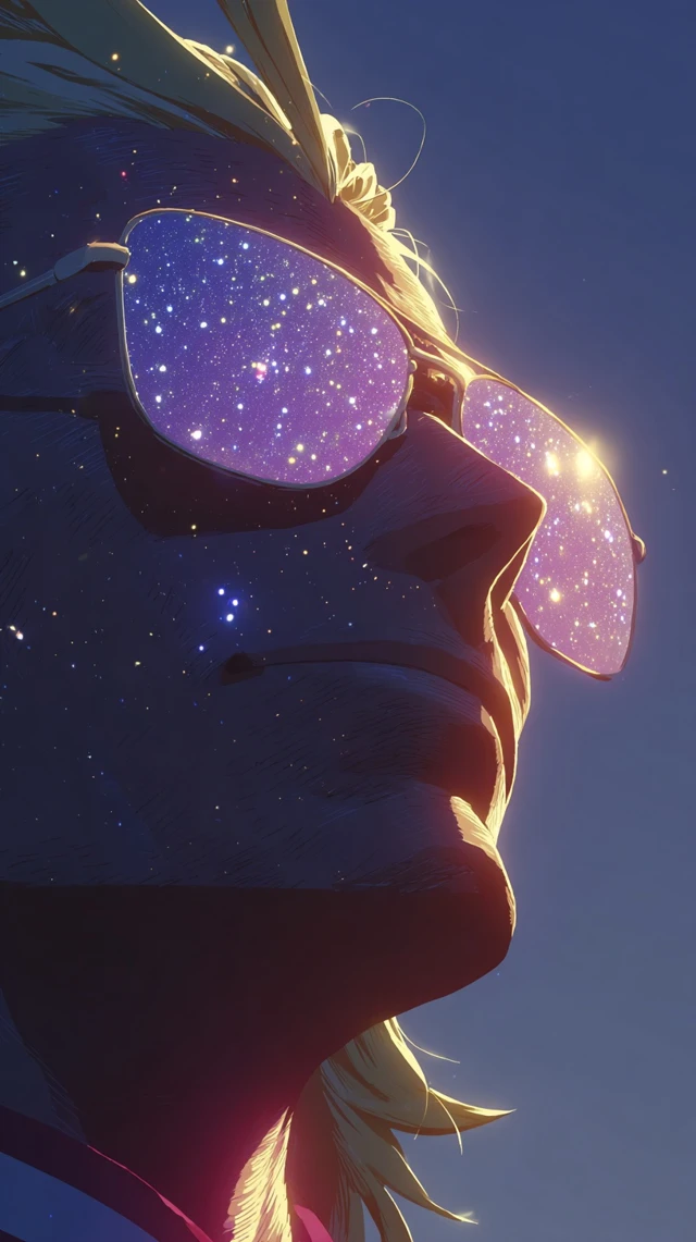All Might Cool Anime Art