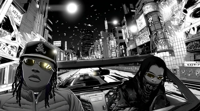 Tokyo Drift Manga Panel Street Racing