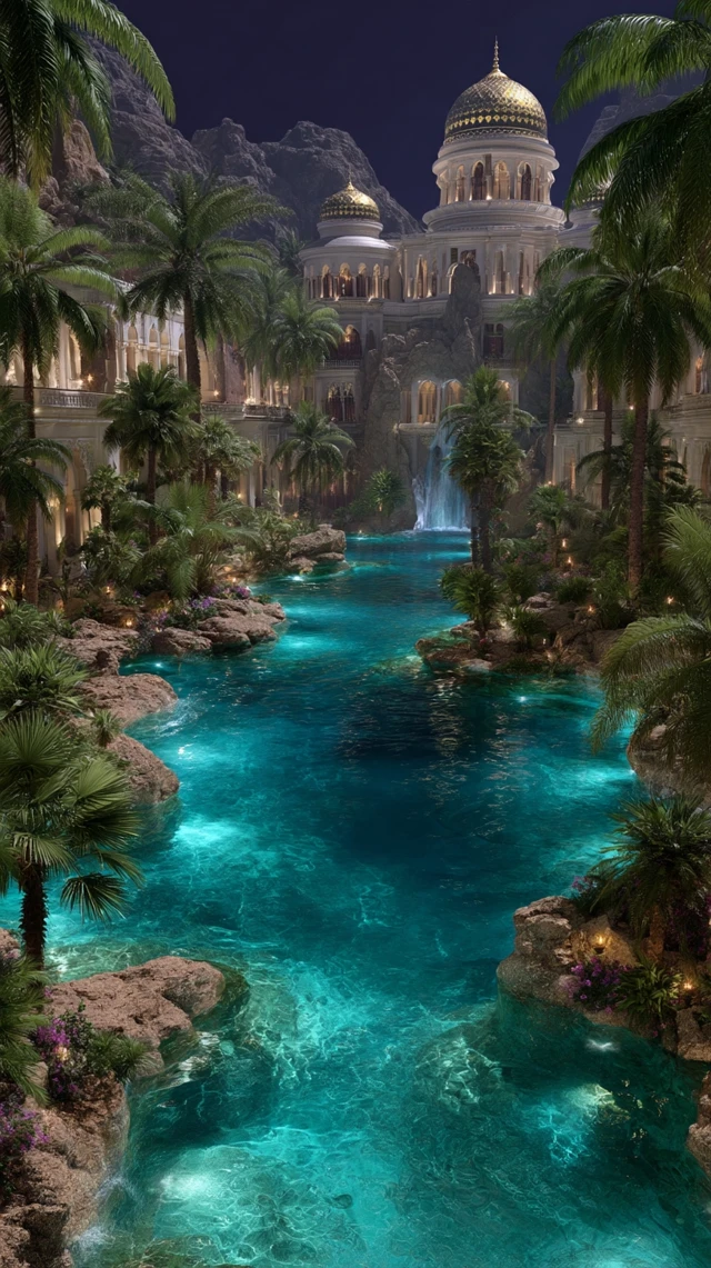 Desert Oasis Paradise Arabian Nights