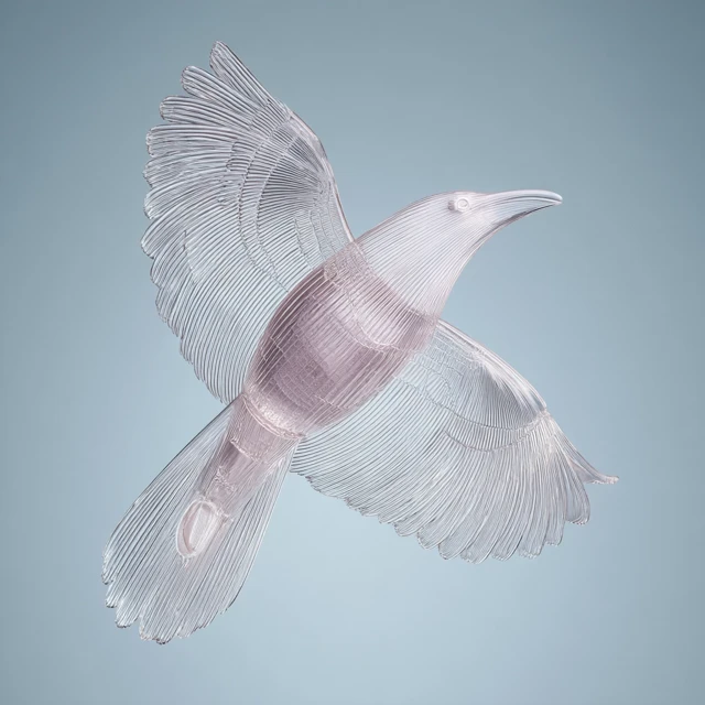 Crystal Bird Conceptual Editorial Photography