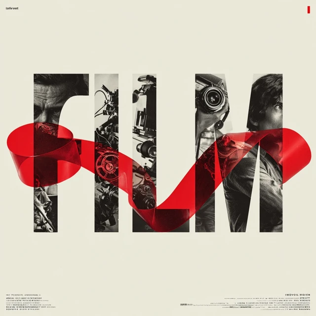 FILM Typography Poster for TED Talks Cinema Event