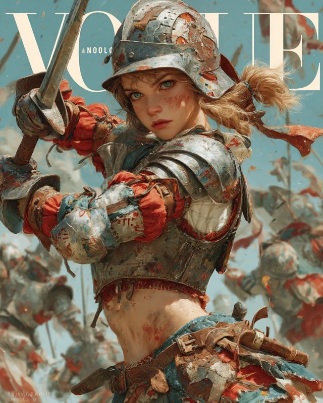 Vogue Cover Landsknecht Warrior