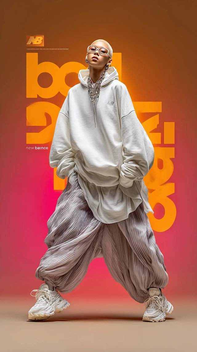 New Balance Fashion Ad Modern Sports Aesthetic