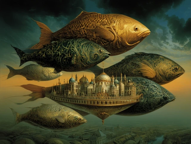 Surreal Art Atlantis Utopia Vladimir Kush Dali