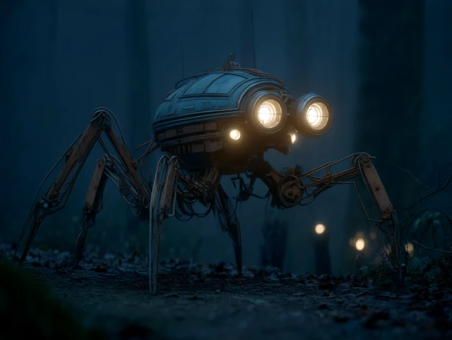 Bio Mechanical Guardian of a Lost World