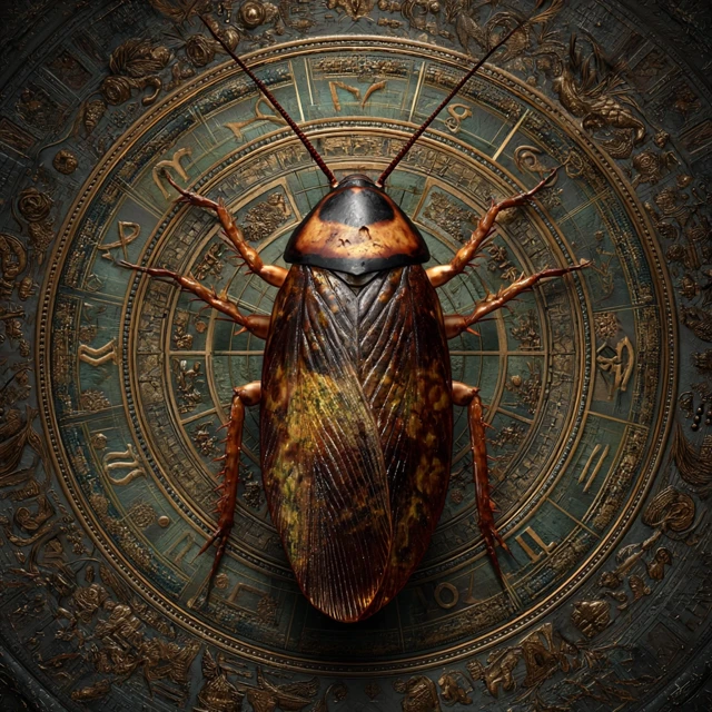 Dominating Cockroach Gemini Zodiac Art