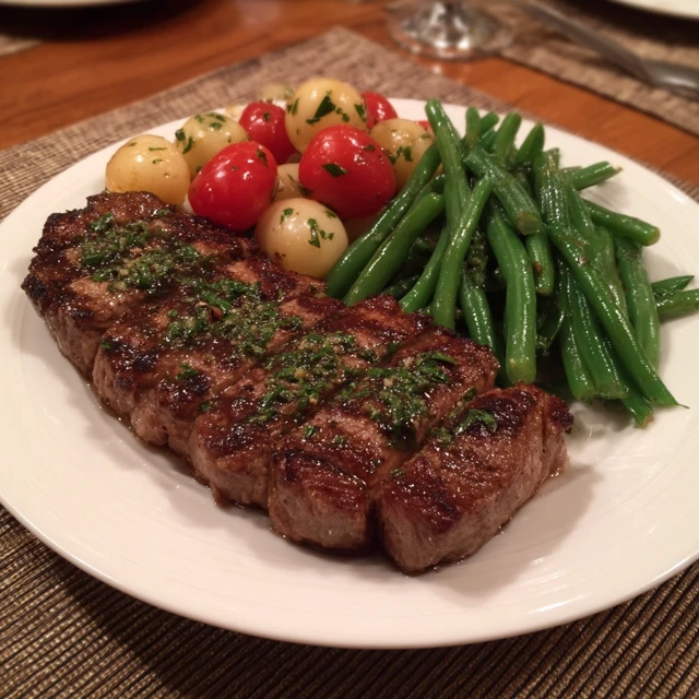 Grilled Steak with Chimichurri Sauce Recipe