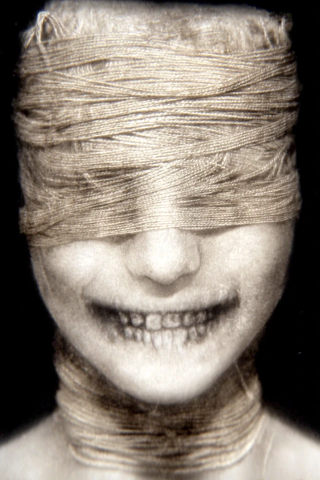 Frozen Scream: Intense Portrait