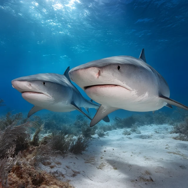 Underwater Tiger Sharks: Stunning Photography