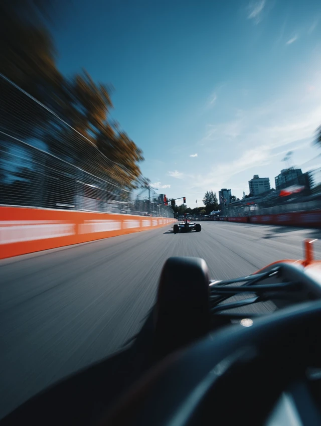 Racing Track Onboard Slow Shutter Speed