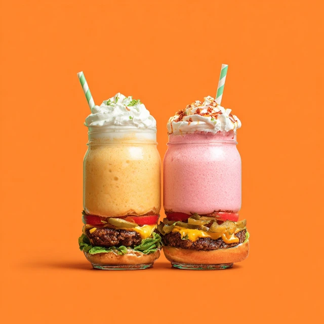 Fusion Food Burger and Milkshake Restaurant Homepage