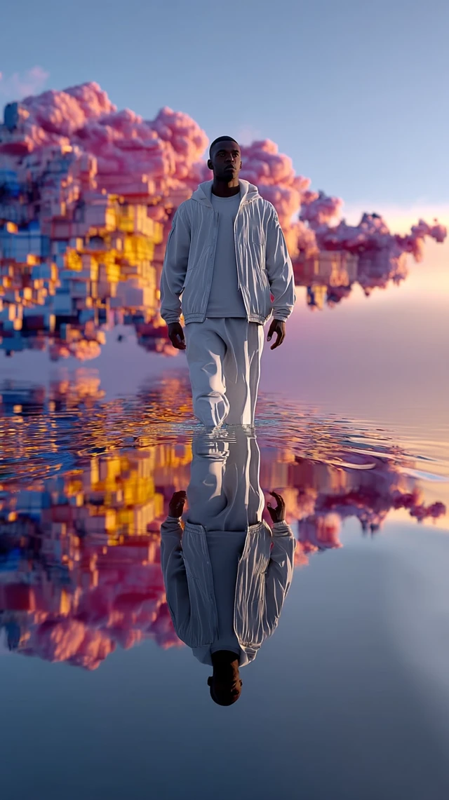 Glitch in the Simulation A Surreal Scene