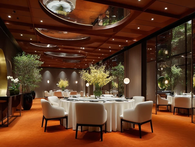 Elegant Chinese Restaurant Interior Design