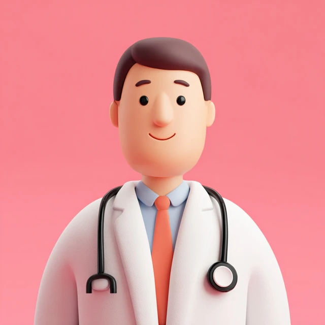 3D Doctor Icon Medical Healthcare Illustration