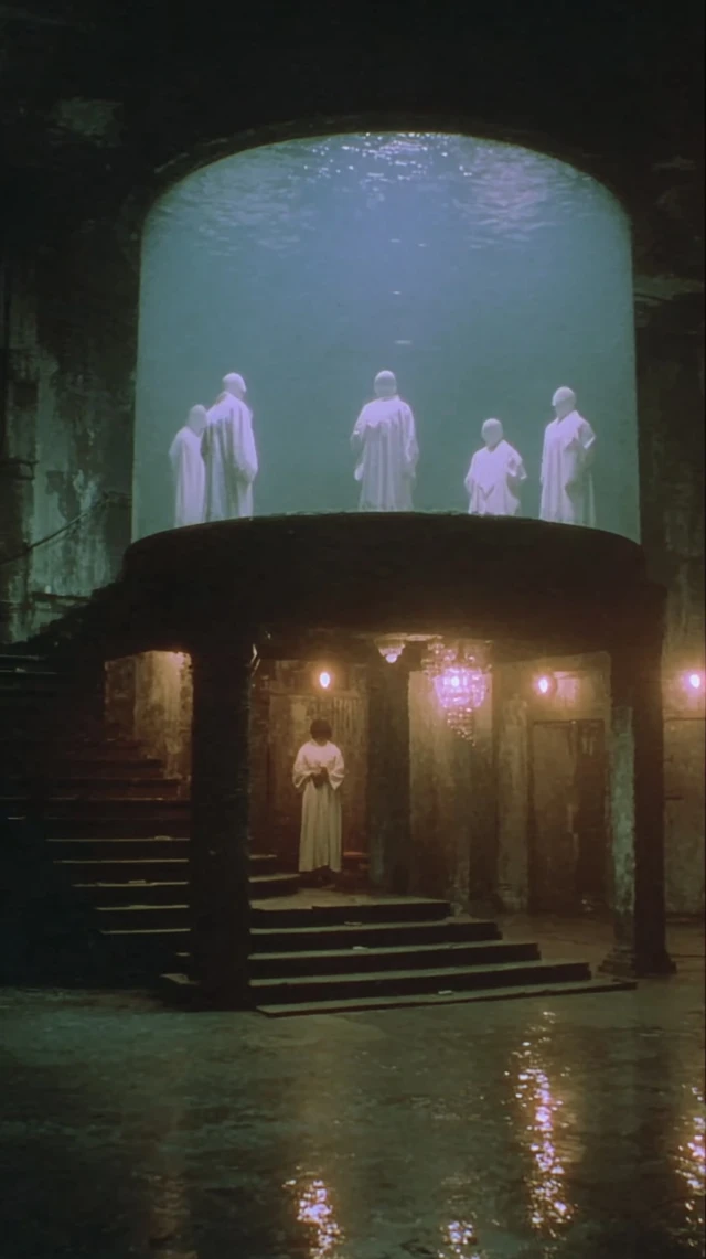 Eerie Ritual Dreamscape Freemason Liminal Space