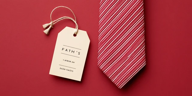Fathers Day Tie Gift Background Illustration