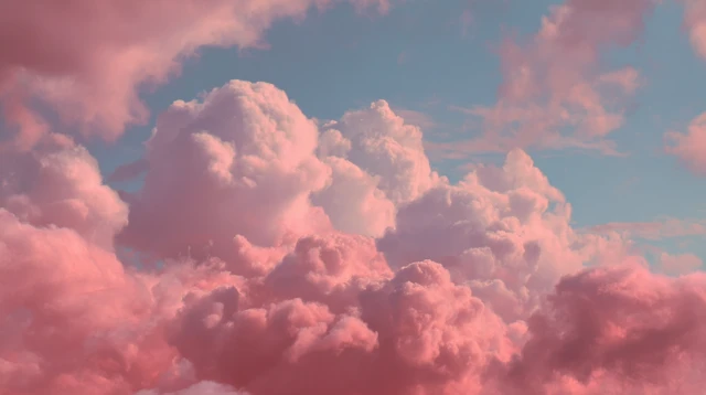 Pink Cloudscape Beautiful Sky Scenery Wallpaper