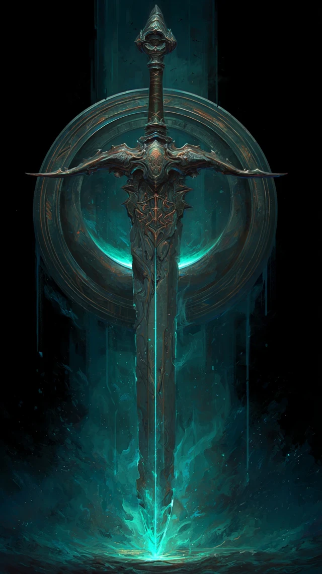 Elden Ring Moon Sword Dark Fantasy Concept Art