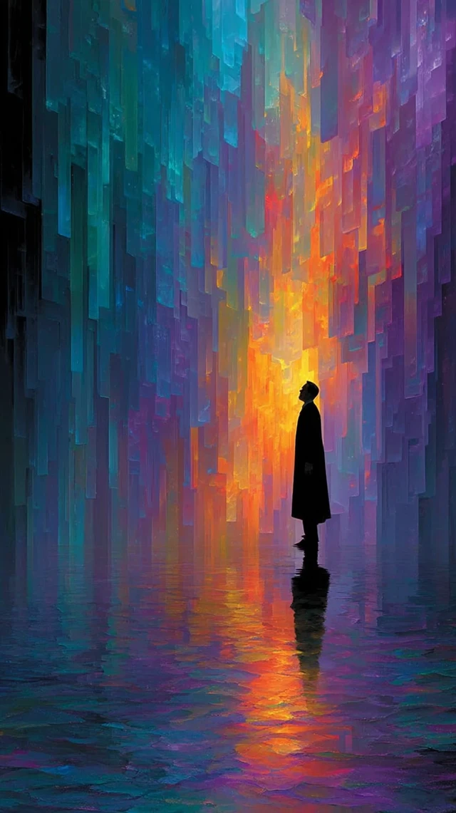 Manifesting Reality: A Metaphysical Art Piece