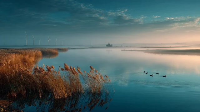 Tranquil Lake Scene Nature Photography