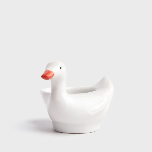 Cute Goose Espresso Cup Ceramic White Background