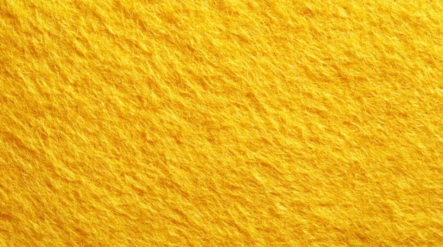 Yellow Felt Texture Stock Photo
