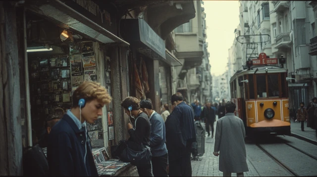 Istanbul Street Scene Early 2000s Nostalgia