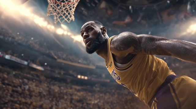 LeBron James Dunk NBA Photography
