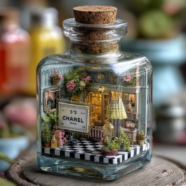 Chanel Miniature in a Jar: Retro Art