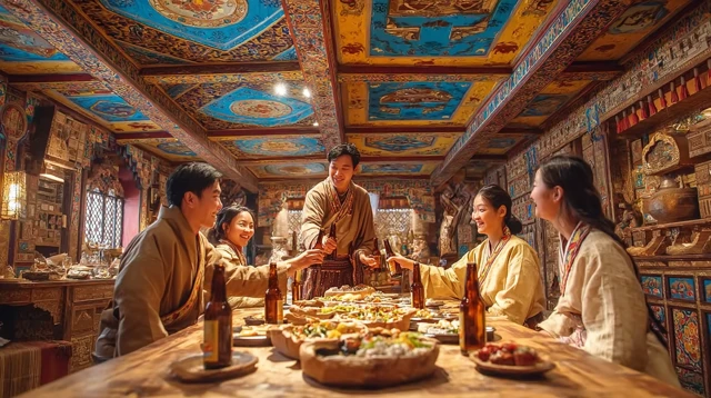 Budweiser Ad Tibetan Restaurant Gathering 2025