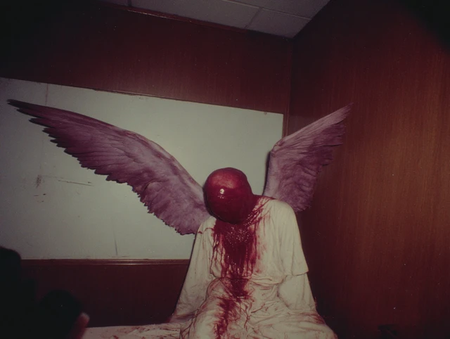 Horrific Ghoul Winged Creature Hospital Abomination Scary