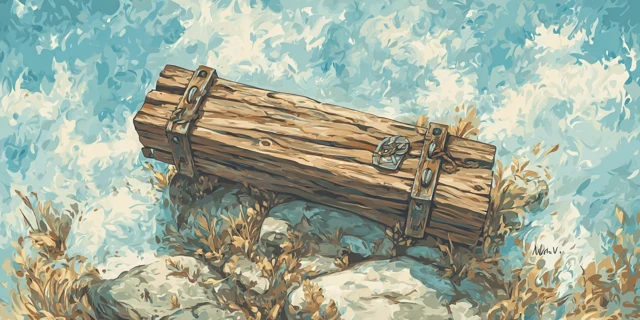 Impressionist Wood Plank WoW Style Texture
