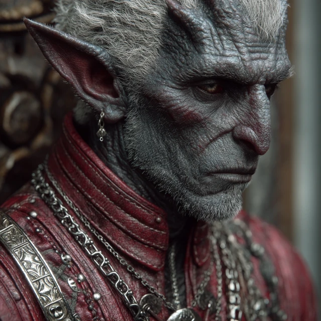 Shadar Kai Elf Death Domain Clerk DND Cinematic 4K